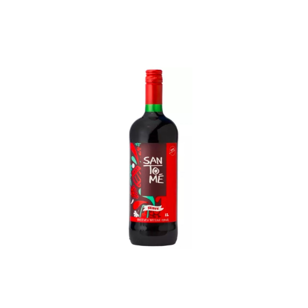 Vinho Nacional Tinto Suave San Tomé 1 Litro