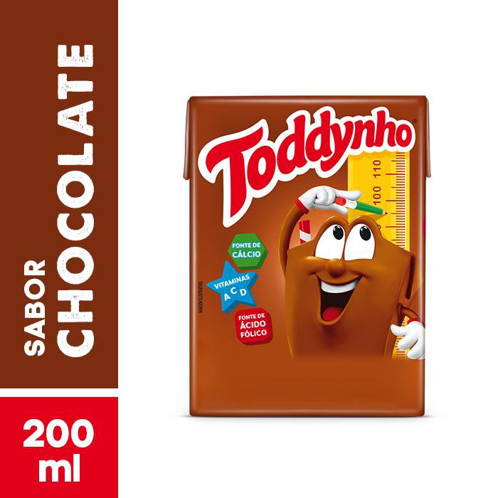 Bebida Láctea Uht de Chocolate Toddynho 200ml