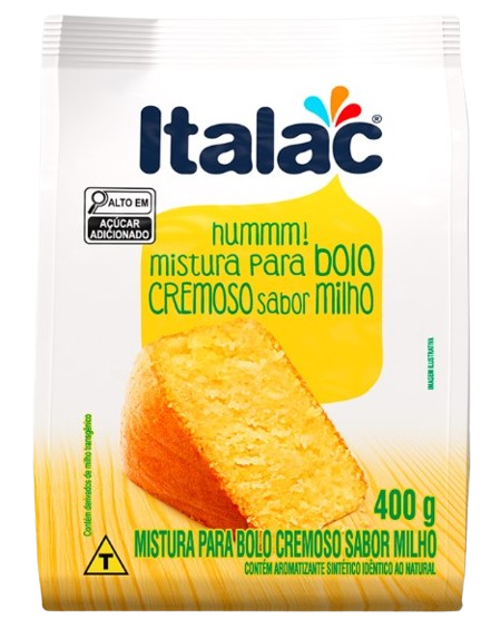 Mistura Para Bolo Italac Sabor Milho 400g