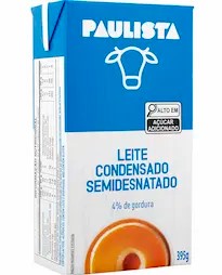 Leite Condensado Paulista Semidesnatado TP com 395g